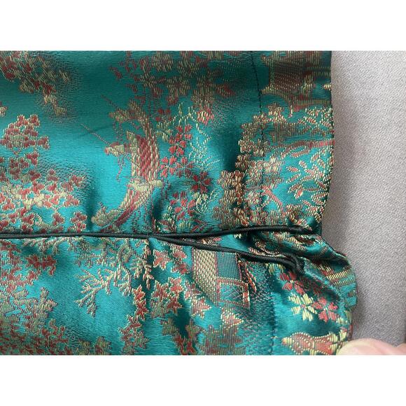 vintage Peony Brand Chinese brocade robe small - Picture 5 of 8
